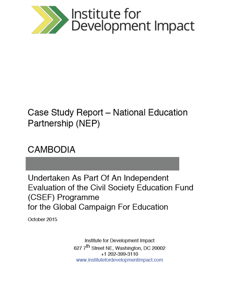 Case Study Cambodia